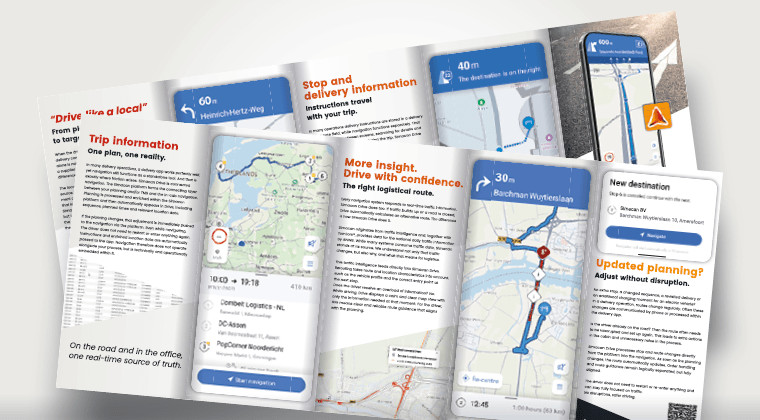 Simacan Drive professional driver navigation for delivery operations